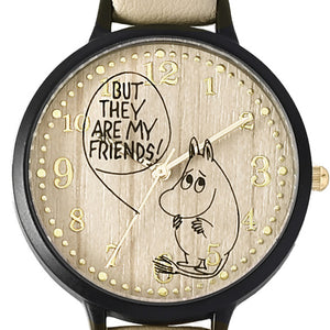 1月中旬頃お届け予定＊ガラスプリントウォッチ（ムーミン/BE）MOM024-1