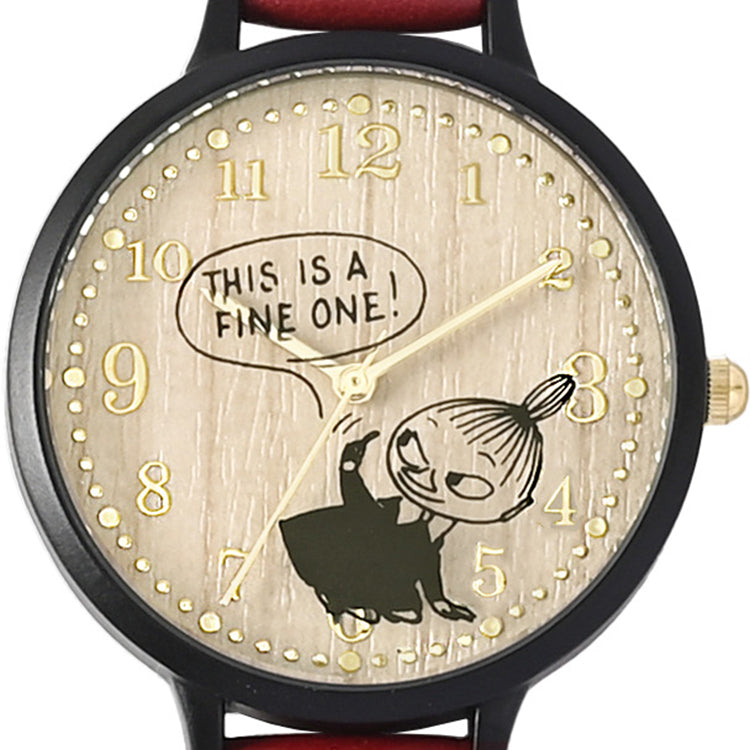 ガラスプリントウォッチ（リトルミイ/RE）MOM024-2【航空便不可】