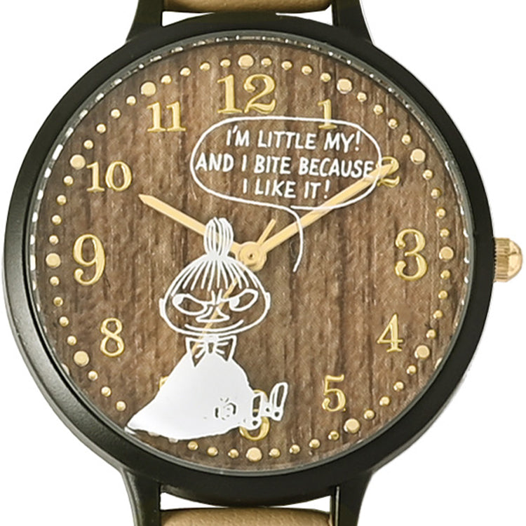 ガラスプリントウォッチ（リトルミイ/CA）MOM024-3【航空便不可】