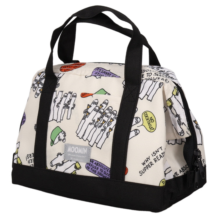 ワイヤー保冷ランチバッグ（ニョロニョロ/WH）MMAC-2685