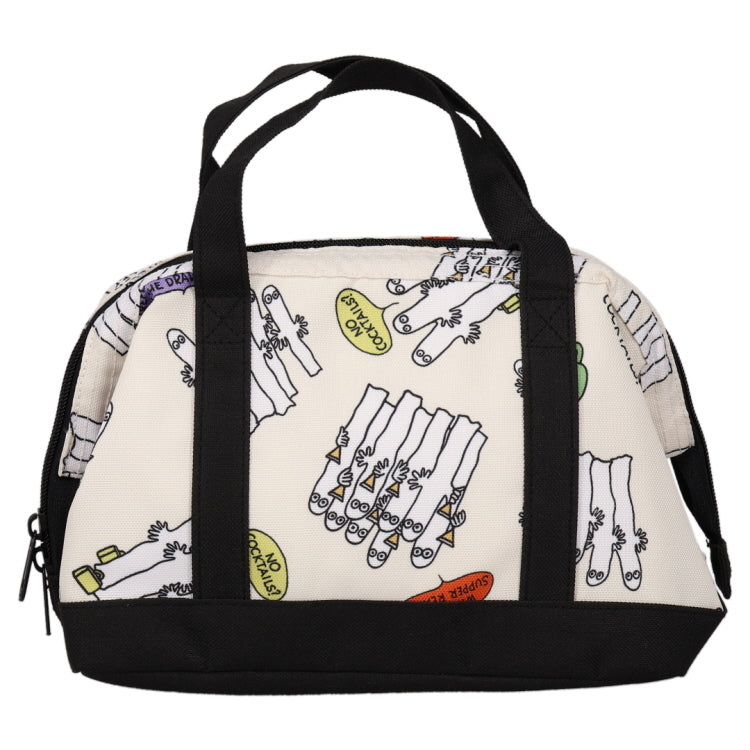 ワイヤー保冷ランチバッグ（ニョロニョロ/WH）MMAC-2685