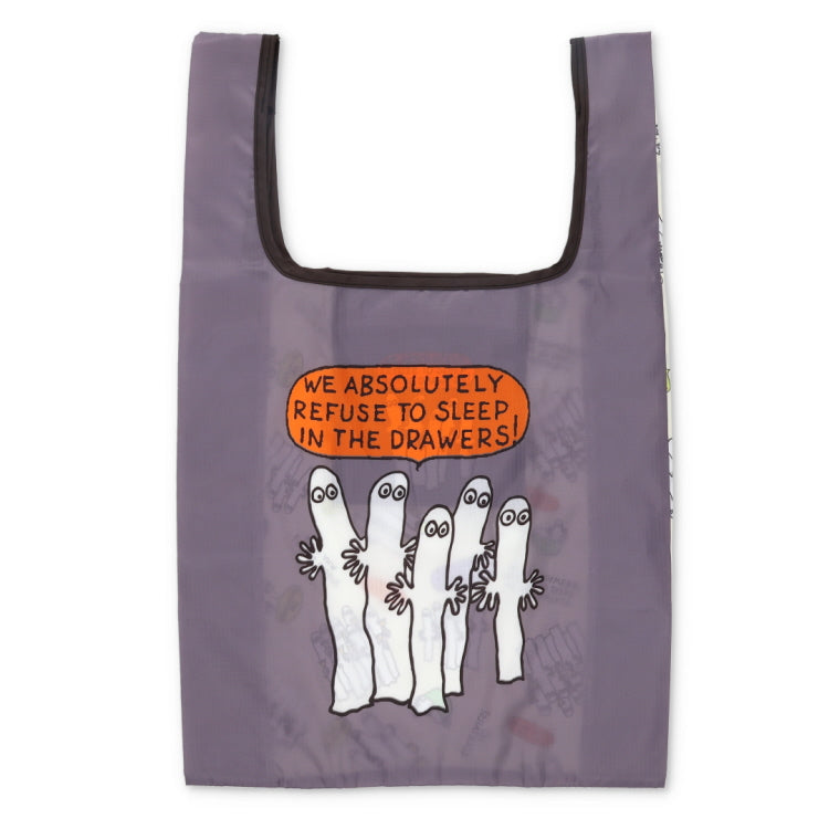 エコバッグ（ニョロニョロ/WH）MMAC-2689