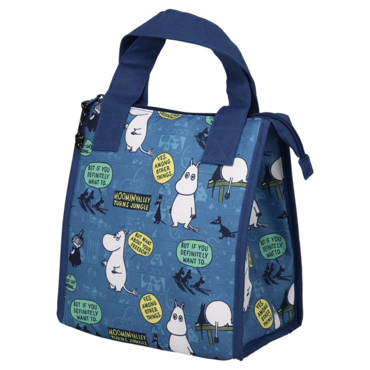 三角マチ保冷バッグ大（ムーミン/NV）MMAC-2694 - MOOMIN SHOP