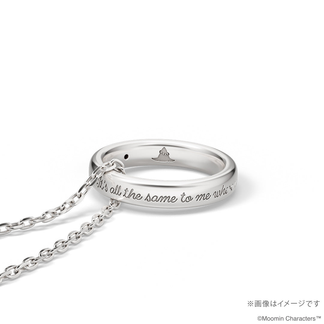 27年4月中旬頃お届け予定＊ヨクサル メッセージリングネックレス(シルバー)MO0200356100【期間限定/受注生産/同梱・代引不可/キャンペーン対象外】＜予約商品＞