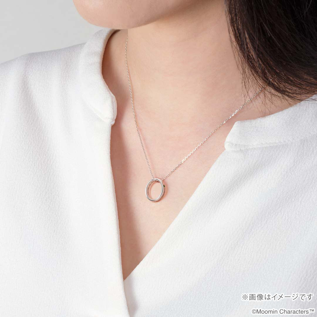 27年4月中旬頃お届け予定＊スナフキン メッセージリングネックレス(シルバー)MO0200366100【期間限定/受注生産/同梱・代引不可/キャンペーン対象外】＜予約商品＞
