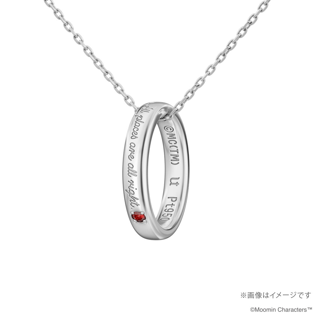 27年4月中旬頃お届け予定＊ヨクサル メッセージリングネックレス(プラチナ)MO0200351100【期間限定/受注生産/同梱・代引不可/キャンペーン対象外】＜予約商品＞