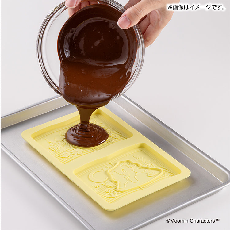 シリコーンパキパキチョコ型（ムーミン谷の仲間たち）DN0612