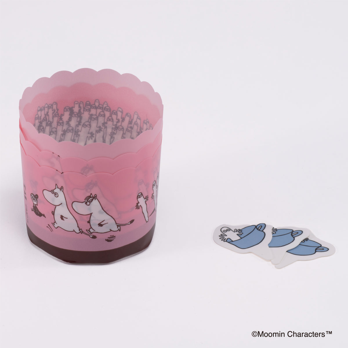 マフィンカップ＆ケーキピックセット3枚入り（ニョロニョロ）DN0614