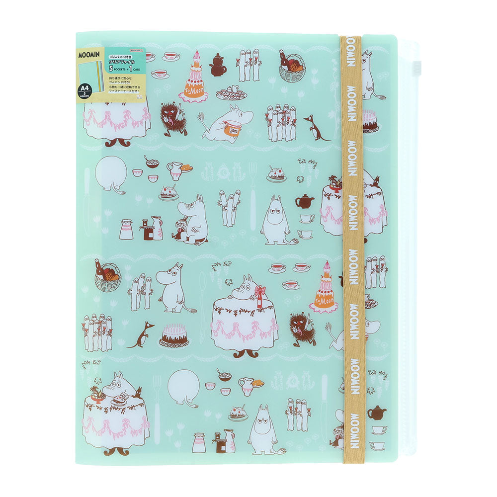 ゴムバンド付きクリアファイル5P+F（ムーミン）S2177064 - MOOMIN SHOP