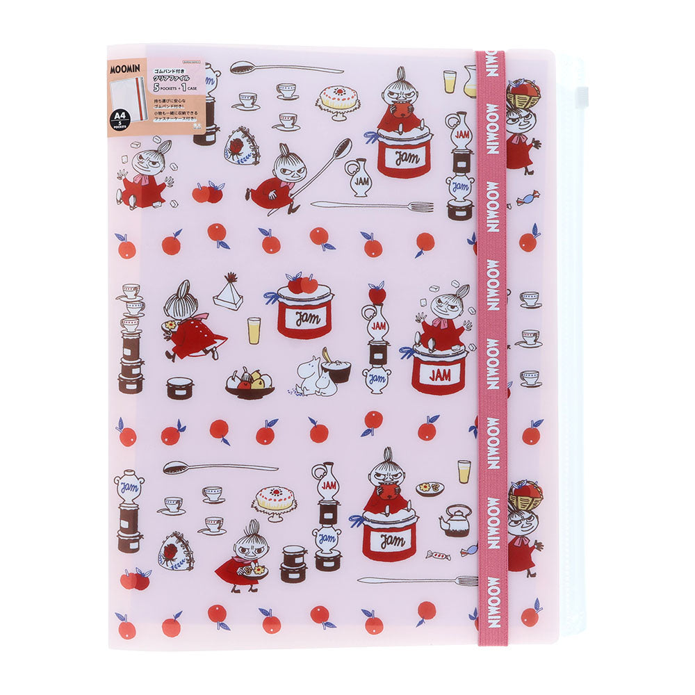 ゴムバンド付きクリアファイル5P+F（リトルミイ）S2177072 - MOOMIN SHOP