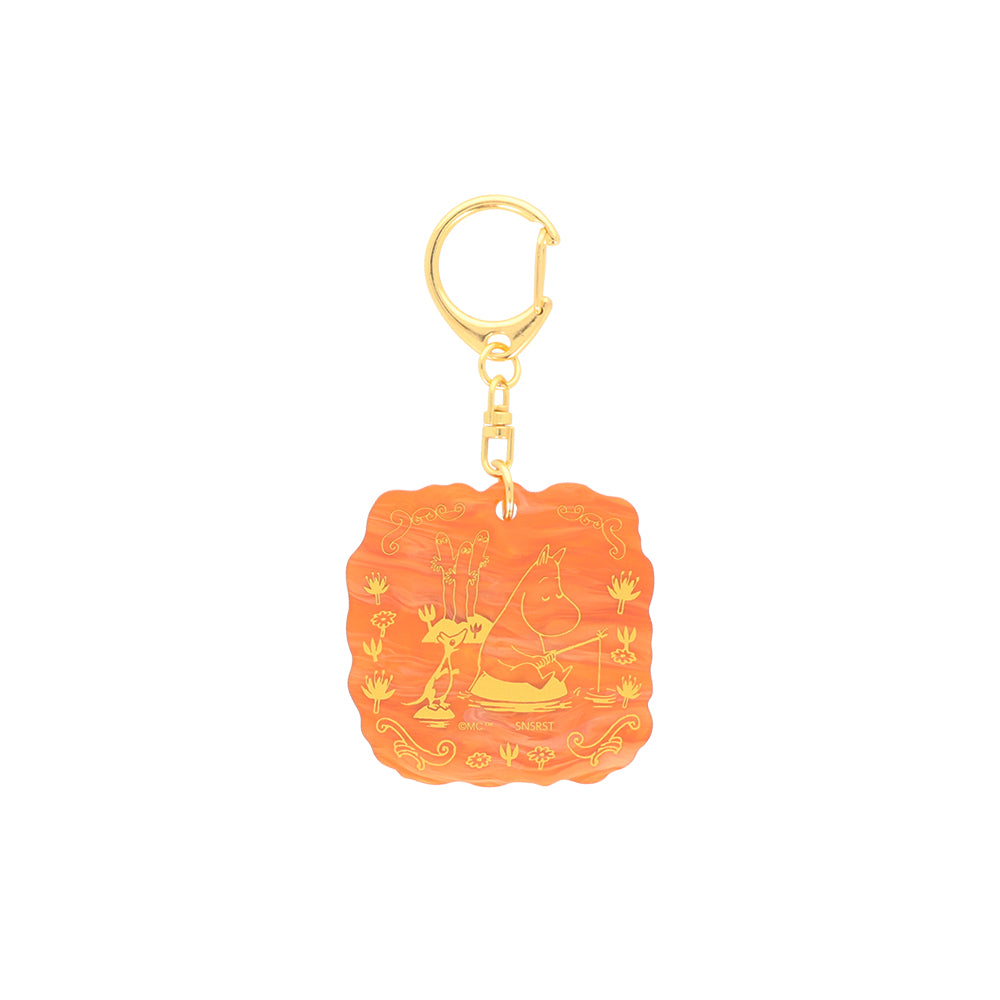 Tortoiseshell-style acrylic keychain (Moomin) S8348847