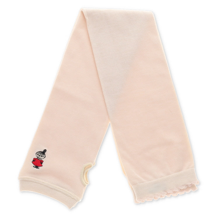 UVカット 冷感アームカバー（リトルミイ刺しゅう/オフホワイト）MNG640004-007