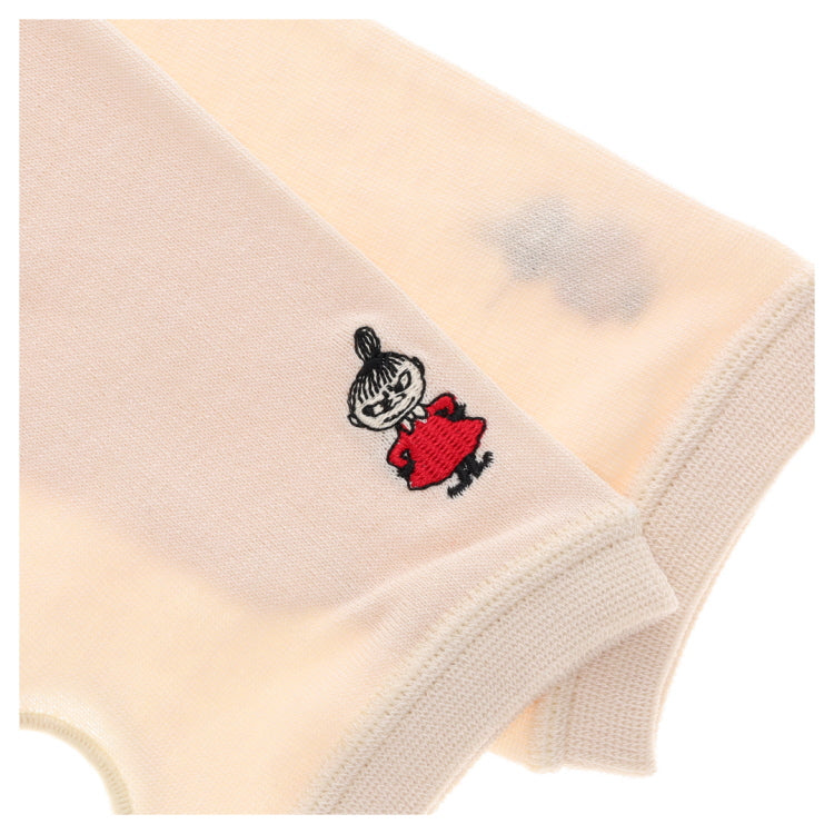 UVカット 冷感アームカバー（リトルミイ刺しゅう/オフホワイト）MNG640004-007