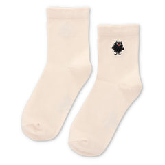 ロークルーソックス（スティンキー刺しゅう/オフホワイト）MNL553005