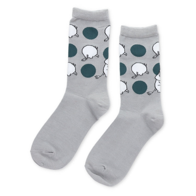 クルーソックス（ムーミンおしり/ミディアムグレー）MNL754511-003