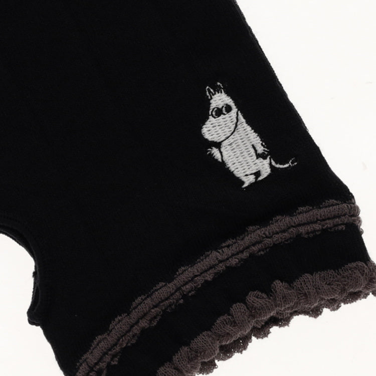 UVカット 冷感アームカバー（ムーミン刺しゅう/ブラック）MNG260263-001