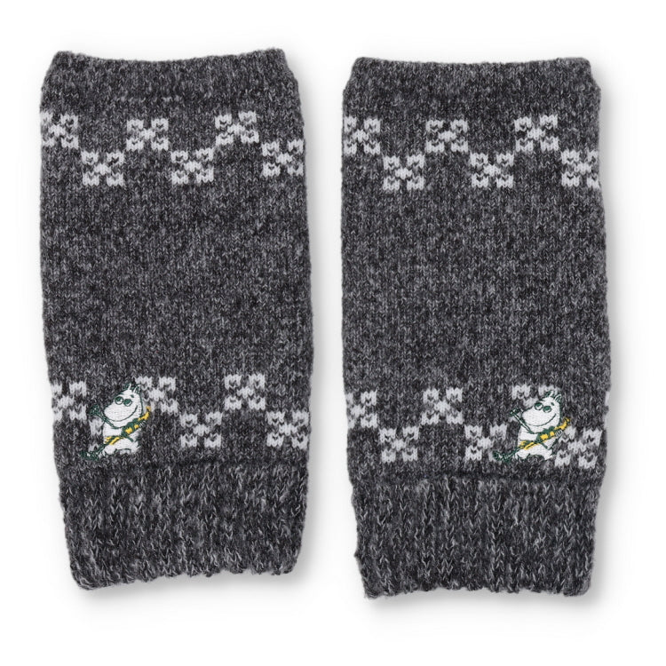アームウォーマー（SNOWY WAY HOME/ムーミン刺しゅう/ブラック）MNG450555-001