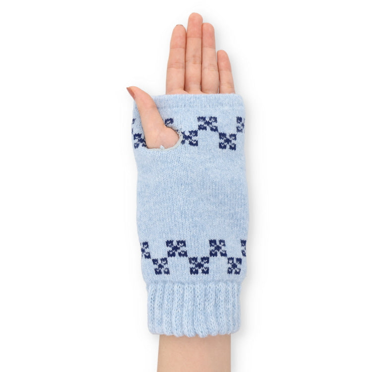 アームウォーマー（SNOWY WAY HOME/ムーミン刺しゅう/ブルー）MNG450555-035