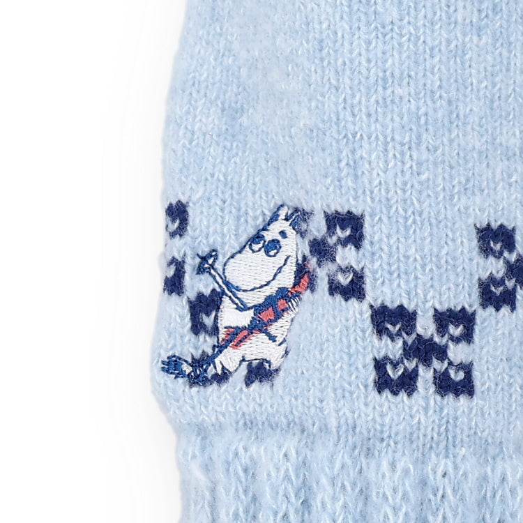 アームウォーマー（SNOWY WAY HOME/ムーミン刺しゅう/ブルー）MNG450555-035