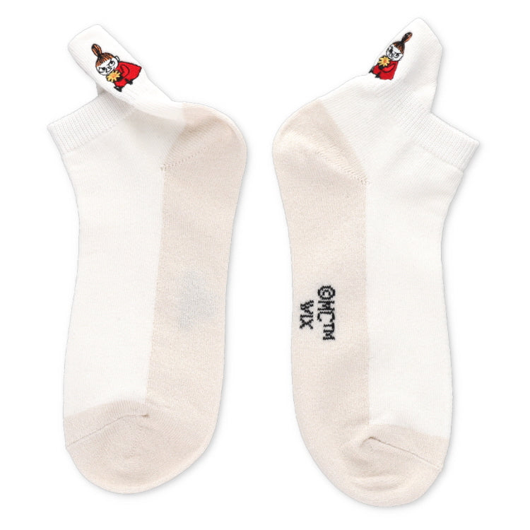 アンクルソックス（リトルミイ刺しゅう/アイボリー）MNL662294-005