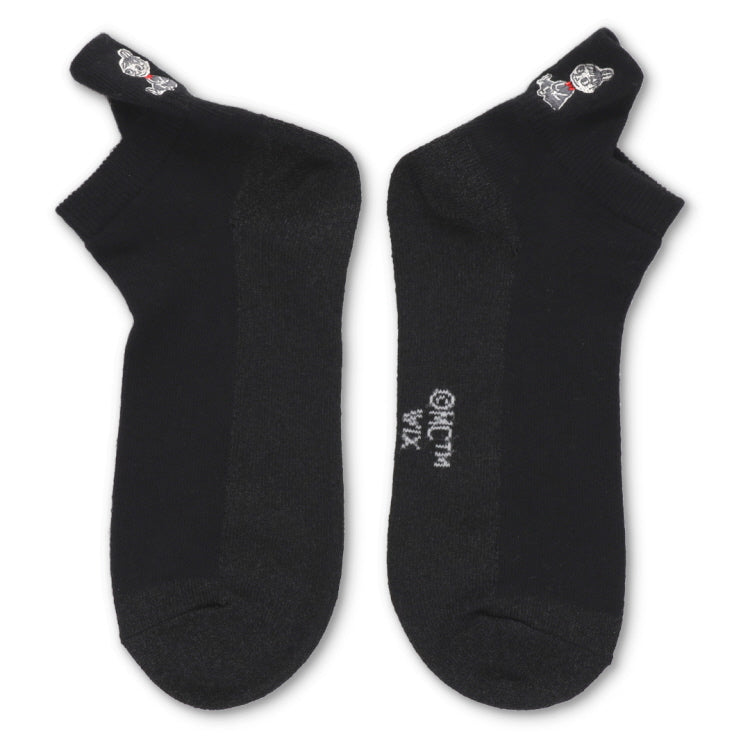 アンクルソックス（リトルミイ刺しゅう/ブラック）MNL662295-001