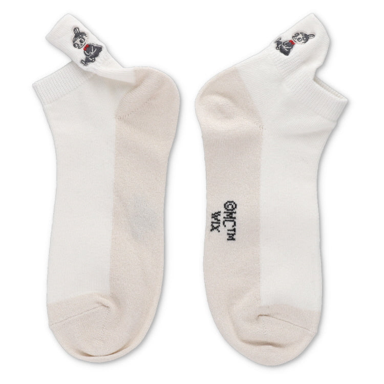 アンクルソックス（リトルミイ刺しゅう/アイボリー）MNL662295-005
