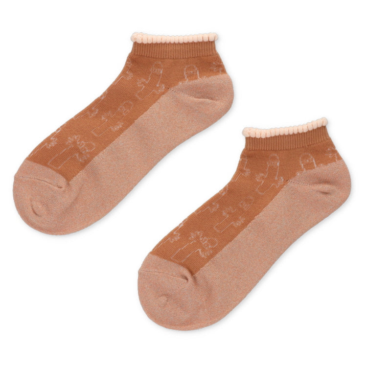 アンクルソックス（ニョロニョロ/オレンジ）MNL662296-028