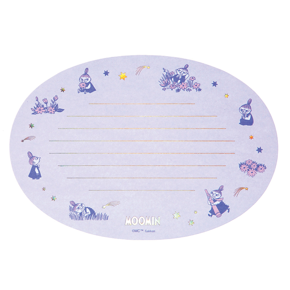 箔レターセット（オーロラ/リトルミイ/PR）D06075