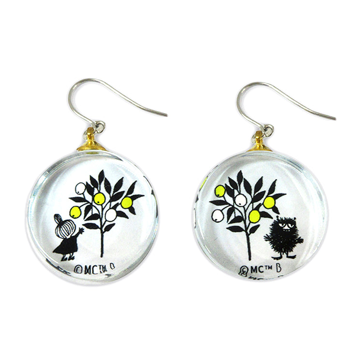 ちまっと♡ボタニカル薔薇にゃんこ　リトルウッズ　ピアス/イヤリング✩*॰¨ ガラスピアス（リトルミイ＆スティンキー）MLP020006 - MOOMIN SHOP