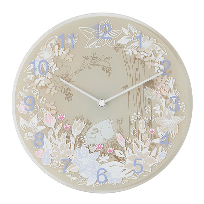 MOOMIN TIMEPIECES ウォールクロック（Moomin Picking Flowers）MTP030009【航空便不可】＜取り寄せ品＞
