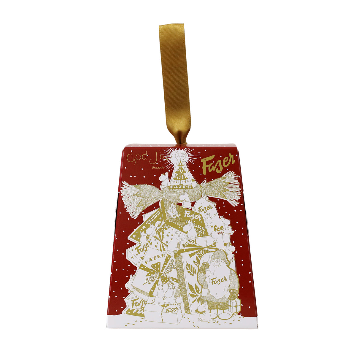 Fazer GodJulオーナメントボックス ミルクチョコレート（レッド）FAZ170179※