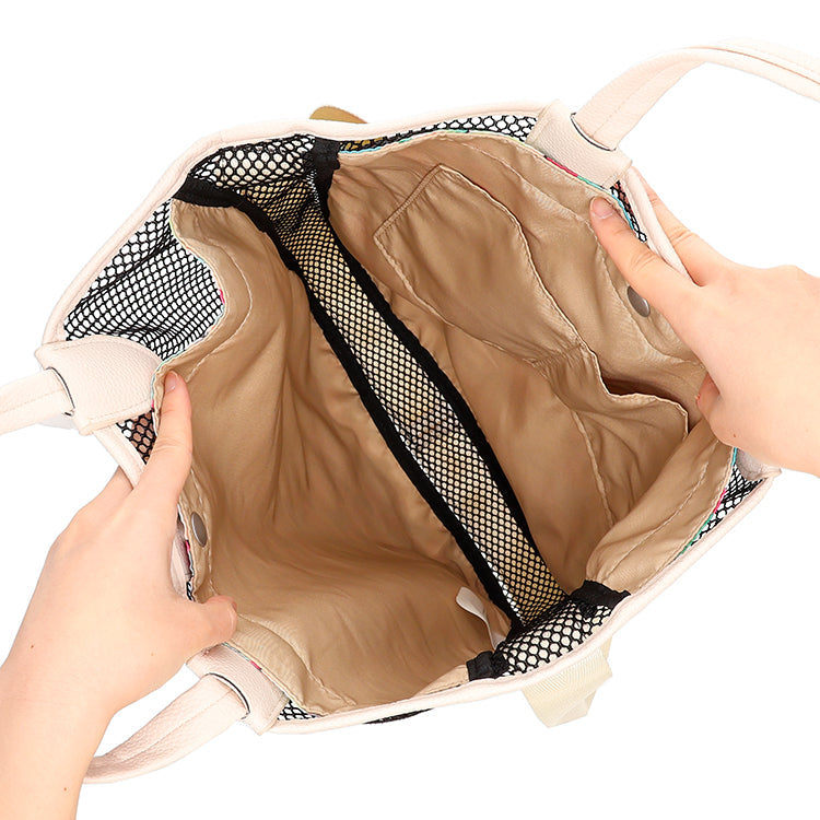 ムーミン グッズJOCOMOMOLA 2WAYトートバッグ（リトルミイ/アイボリー）MON653IV-6