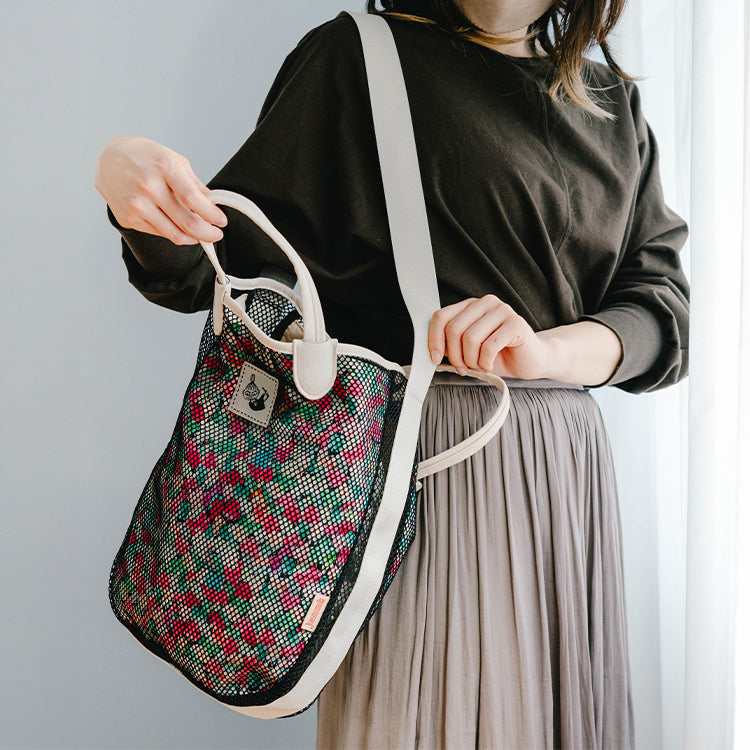 ムーミン グッズJOCOMOMOLA 2WAYトートバッグ（リトルミイ/アイボリー）MON653IV-6