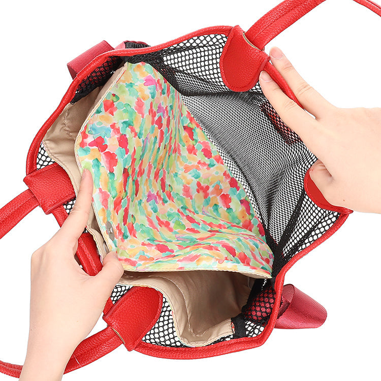 ムーミン グッズJOCOMOMOLA 2WAYトートバッグ（リトルミイ/レッド）MON653RE-1