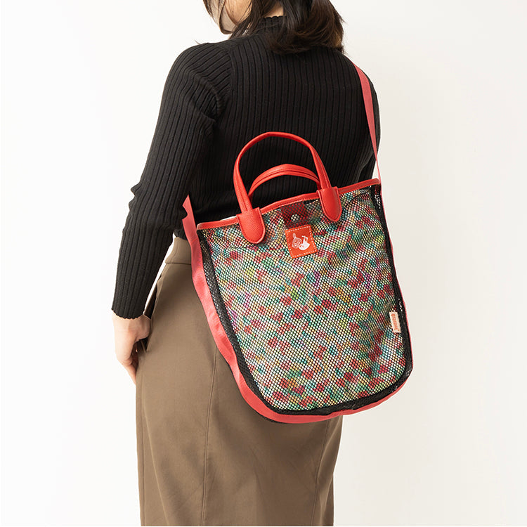 ムーミン グッズJOCOMOMOLA 2WAYトートバッグ（リトルミイ/レッド）MON653RE-1