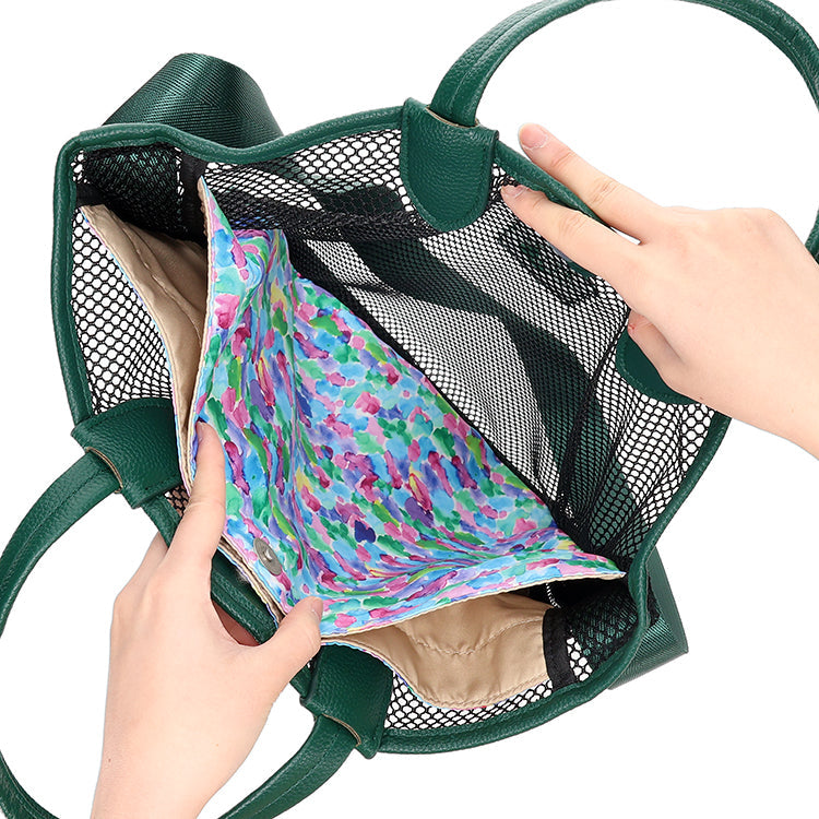 ムーミン グッズJOCOMOMOLA 2WAYトートバッグ（リトルミイ/グリーン）MON653GR-8