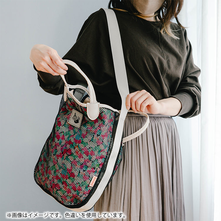 ムーミン グッズJOCOMOMOLA 2WAYトートバッグ（リトルミイ/グリーン）MON653GR-8