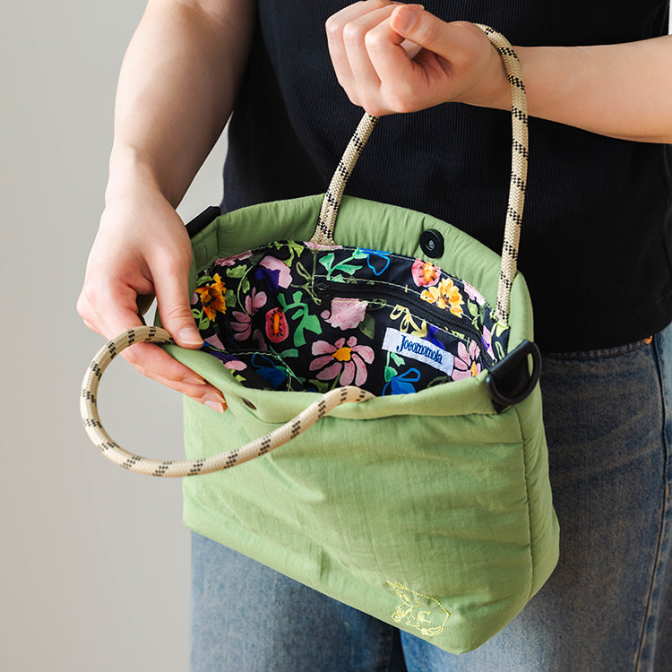 JOCOMOMOLA ロープハンドル付きショルダーバッグ（ムーミン）MON681GR