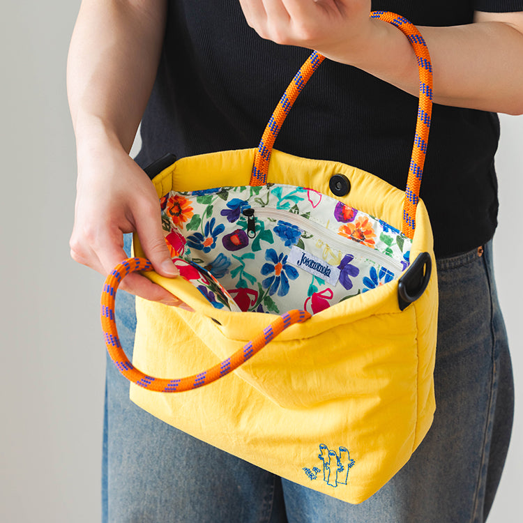 JOCOMOMOLA ロープハンドル付きショルダーバッグ（ニョロニョロ）MON683YE-6