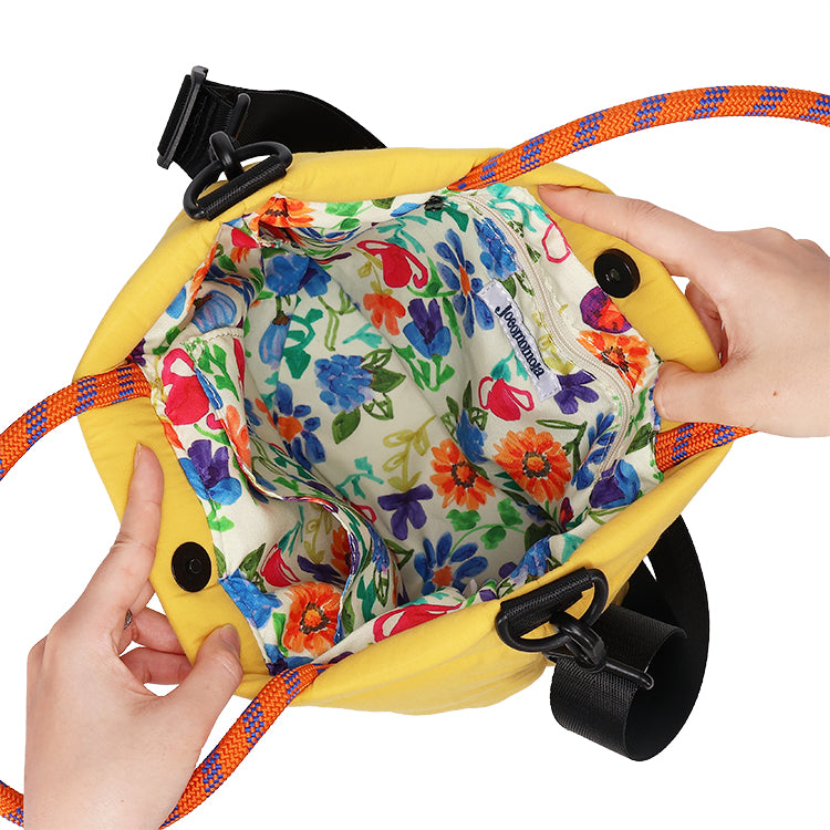 JOCOMOMOLA ロープハンドル付きショルダーバッグ（ニョロニョロ）MON683YE-6