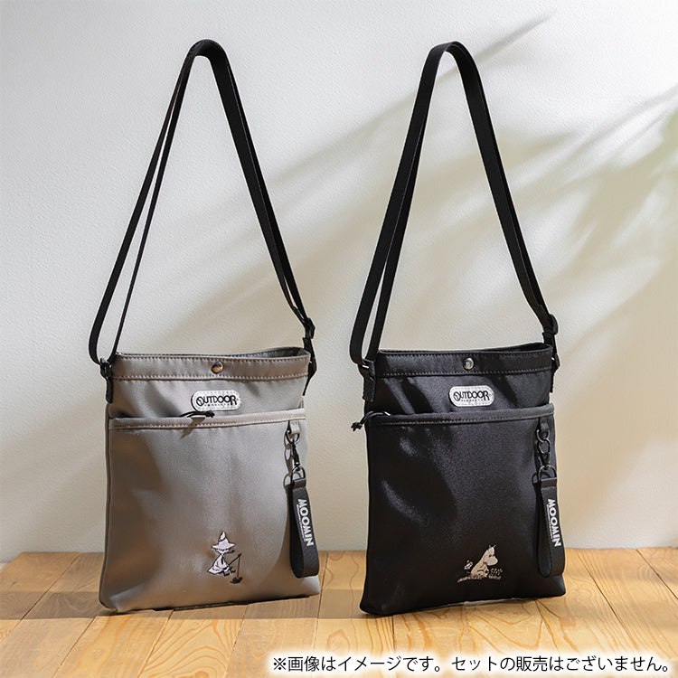 OUTDOOR PRODUCTS ショルダーバッグ（ムーミン＆リトルミイ）MON701BK-1【航空便不可】