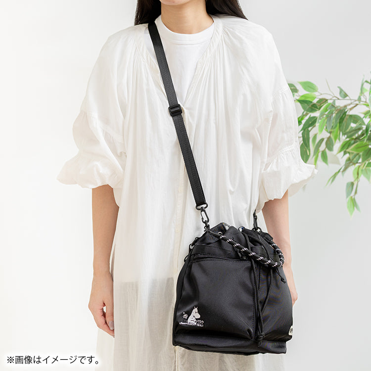 OUTDOOR PRODUCTS 巾着ショルダーバッグ（ムーミン＆リトルミイ