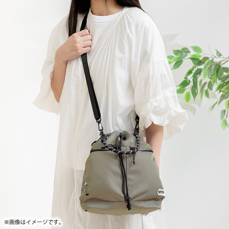 OUTDOOR PRODUCTS 巾着ショルダーバッグ（スナフキン）MON704KH-4