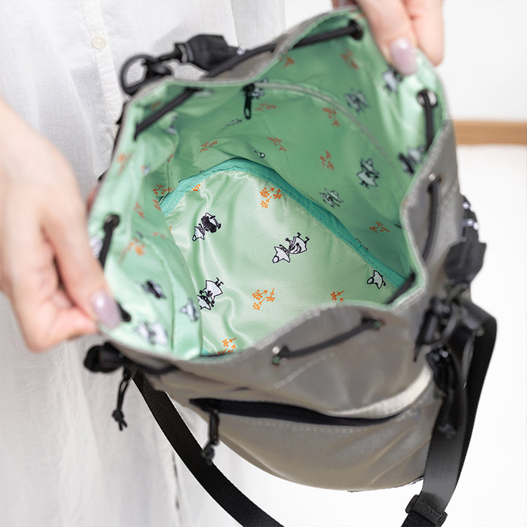 OUTDOOR PRODUCTS 巾着ショルダーバッグ（スナフキン）MON704KH-4