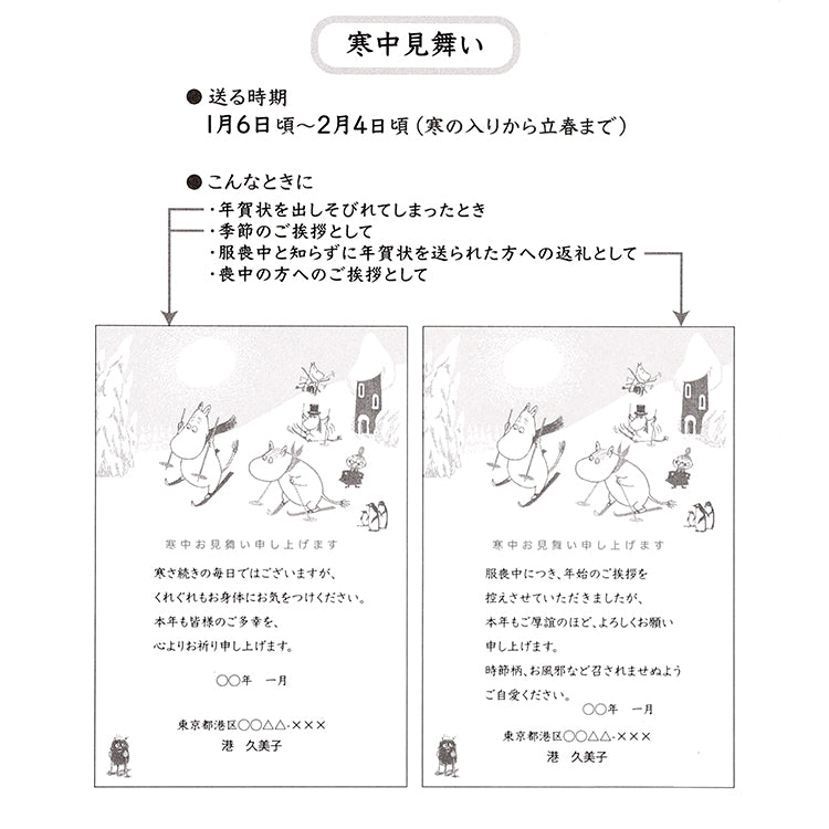 冬季问候明信片 6 张（滑雪）837082