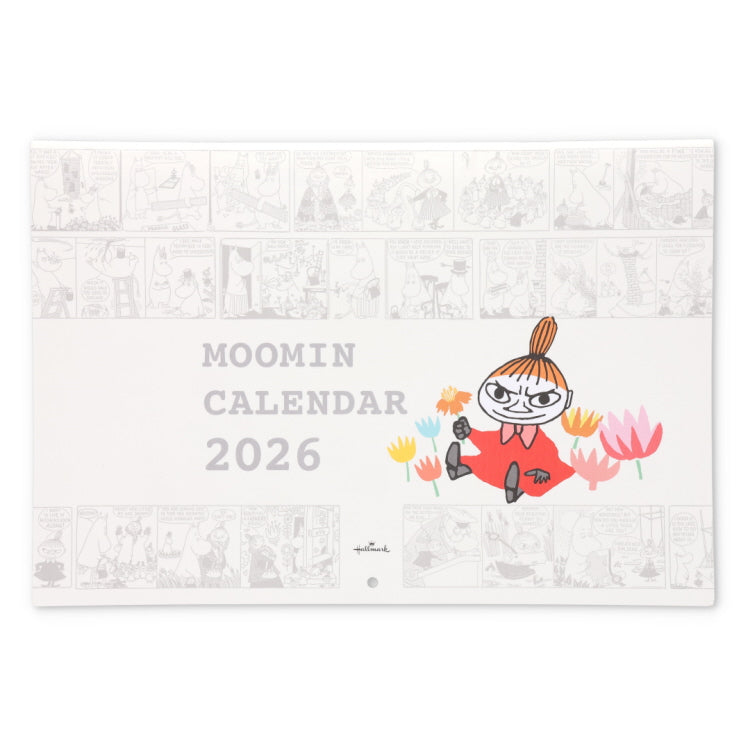 ムーミン グッズ 二つ折り壁掛けカレンダー大（リトルミイ）845377【2026年1月始まり】