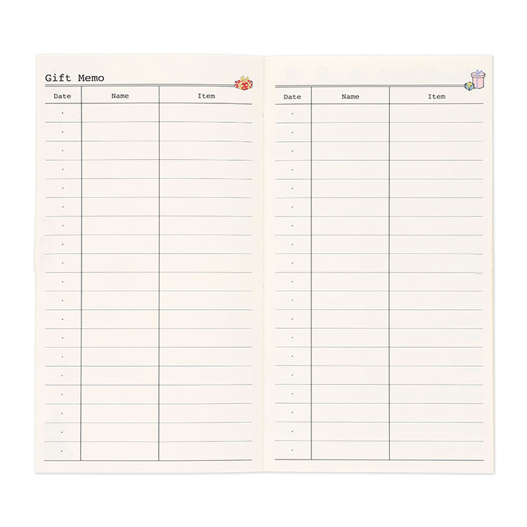 スリムマンスリーダイアリー（80th ALL STARS/仲間たち）845803【2025年10月始まり】▲SALE