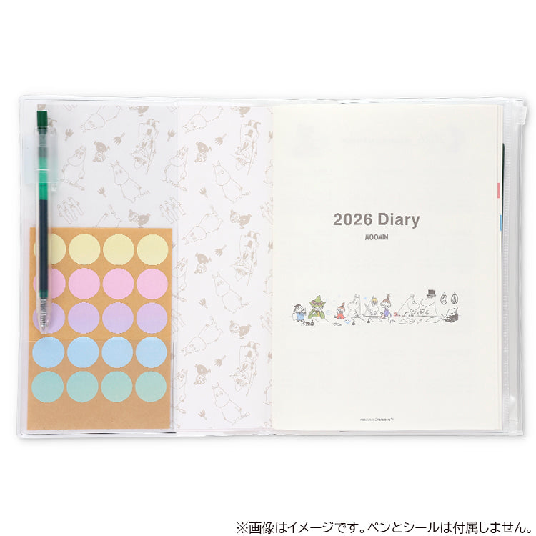 A5ファミリーマンスリーダイアリー（リトルミイ）845889【2025年12月始まり】▲SALE