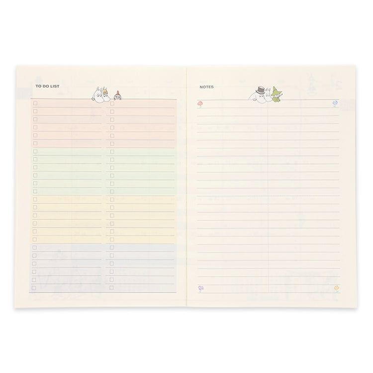 A5ファミリーマンスリーダイアリー（リトルミイ）845889【2025年12月始まり】▲SALE