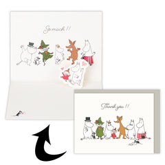 立体グリーティングカード（サンキューソーマッチ）849689 - MOOMIN SHOP